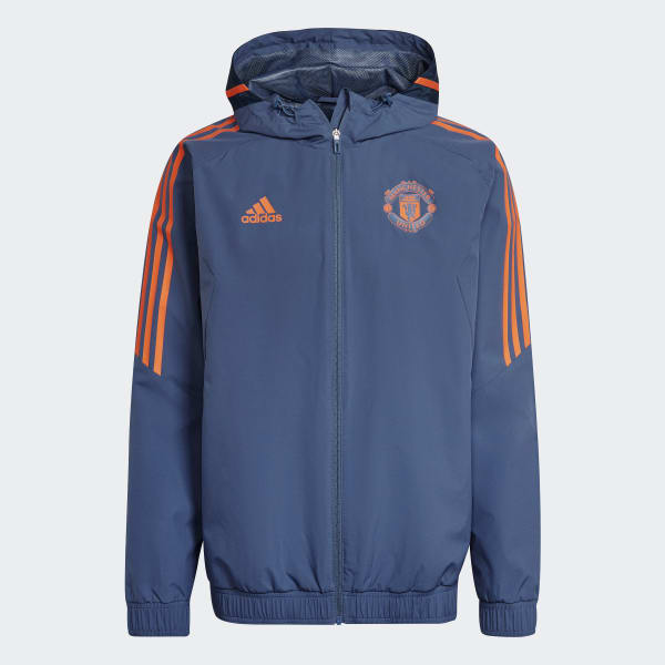 Azul Casaco All-Weather Condivo 22 do Manchester United