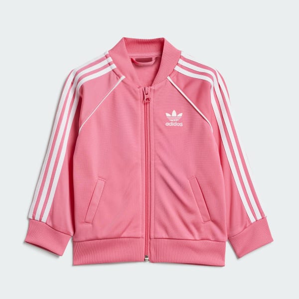 Adidas pink clearance superstar jacket