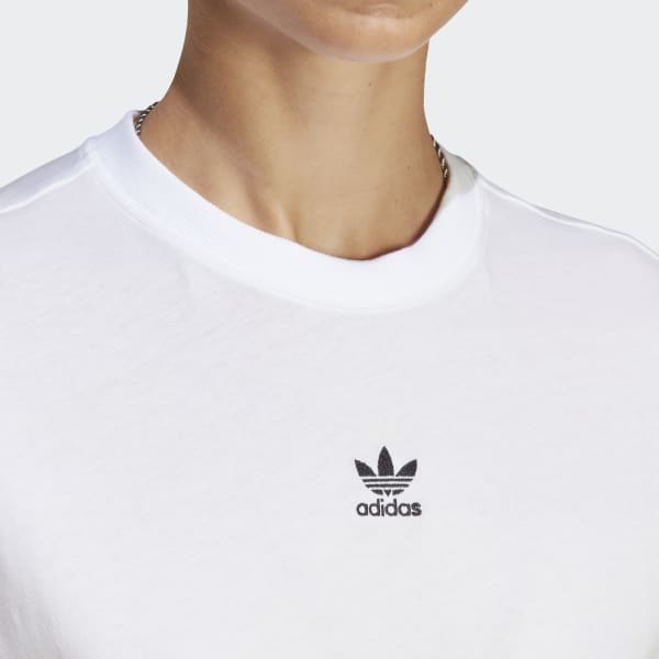 Blanc T-shirt coupe standard Adicolor Essentials