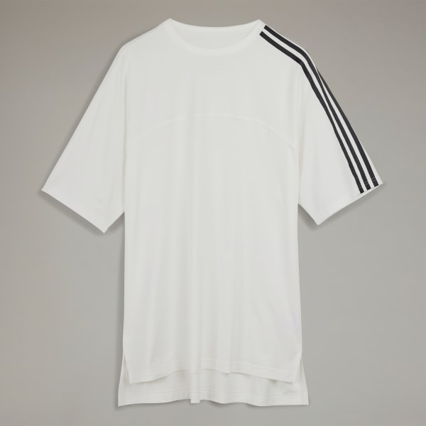 adidas Y-3 3-Stripes Short Sleeve Tee - White | adidas Türkiye