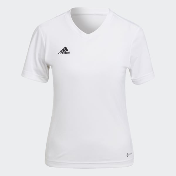 Blanco Camiseta de Fútbol Entrada 22