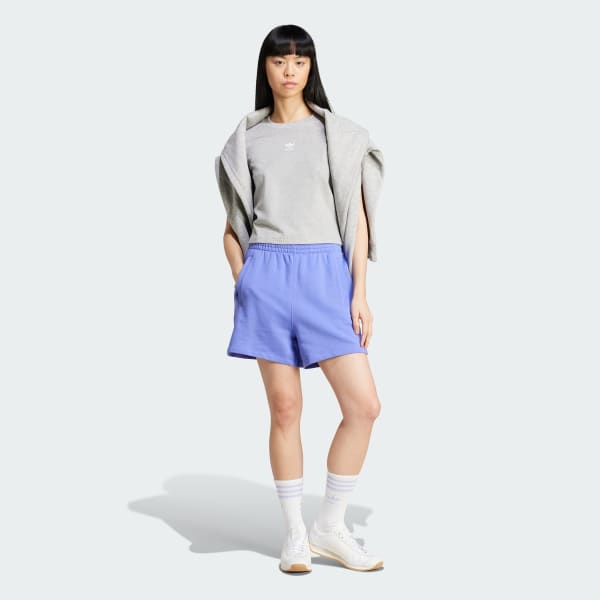 Grijs Essentials Slim-fit T-shirt