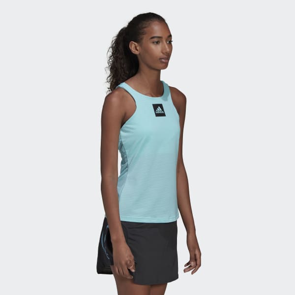Turquoise Paris Tennis Y-Tank Top SF073