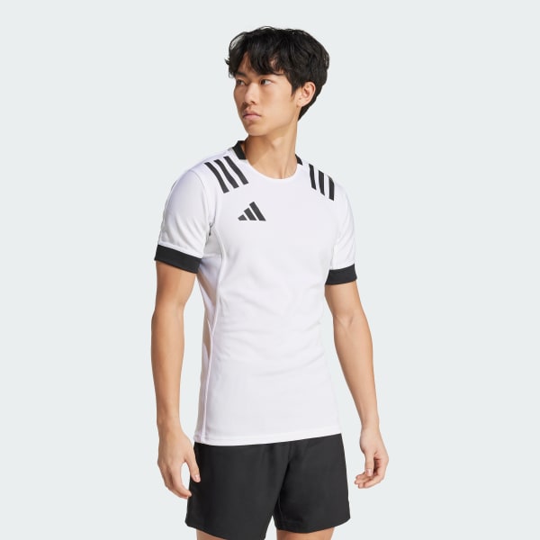 Wit 3-Stripes Fitted Shirt