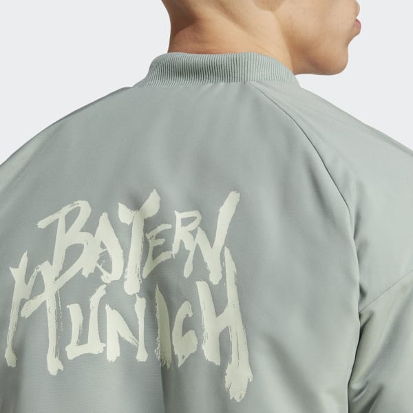 adidas FC Bayern Chinese Story Padded Jacket Green adidas Deutschland