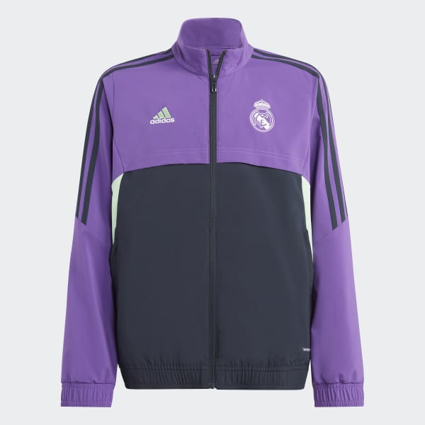 Lila Real Madrid Condivo 22 Presentation Jacket