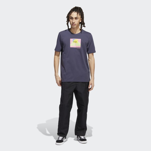 Blu T-shirt Shmoofoil Painted Short Sleeve ZR057