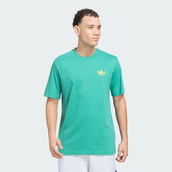 Green adidas Originals Teacup Tee