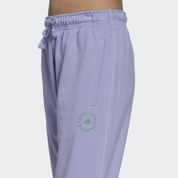 Lila adidas by Stella McCartney Cropped Sweat Pants BWC63