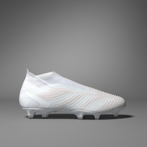Branco Botas de Futebol Predator Accuracy+ – Piso firme