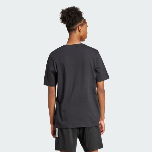 Schwarz Future Icons Badge of Sport T-Shirt