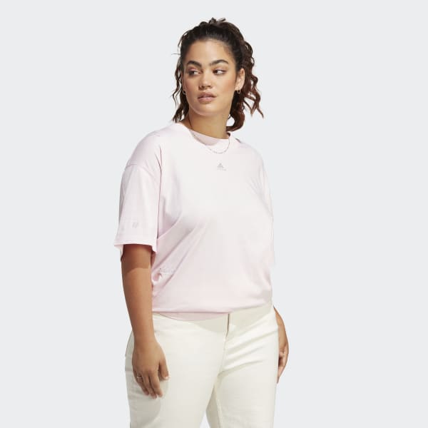 Plus size white boyfriend shirt sales