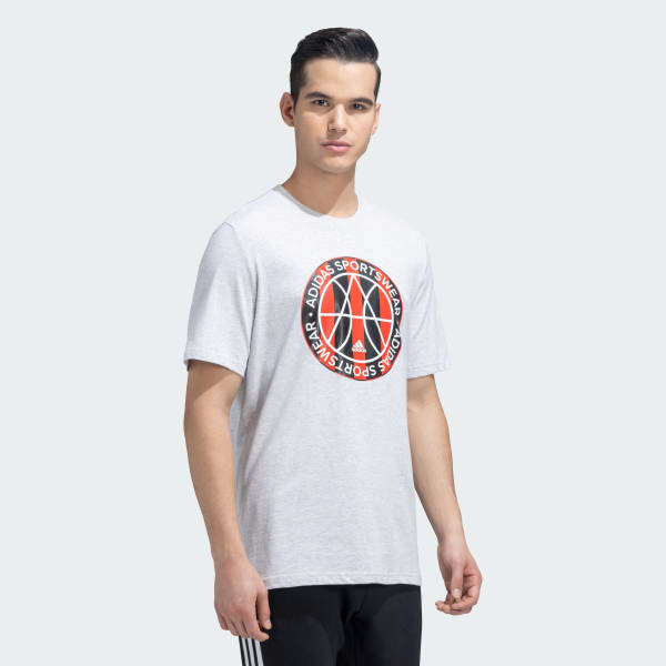 Grey TIRO EMBLEM TEE