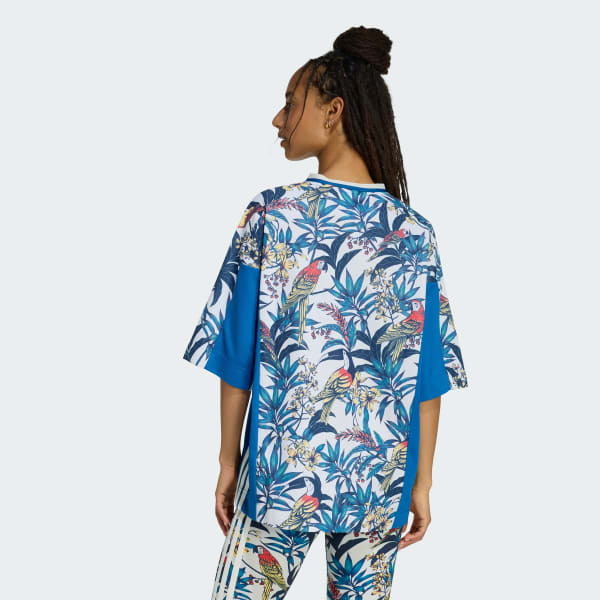 Azul CAMISETA adidas X FARM RIO PREMIUM