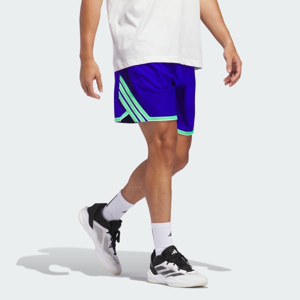 Azul Shorts adidas Crazy Lite