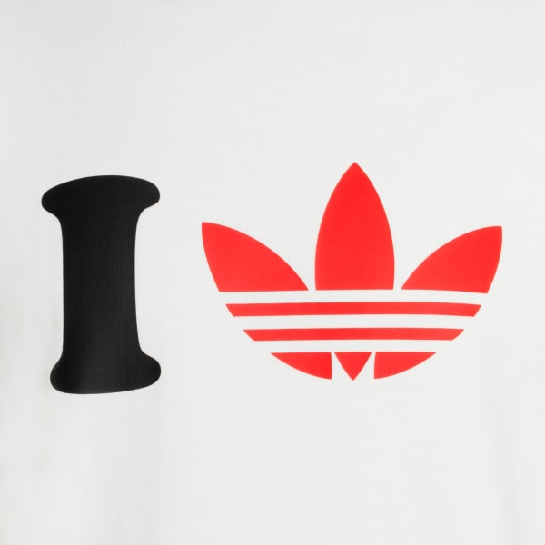 ホワイト アイ トレフォイル半袖Tシャツ