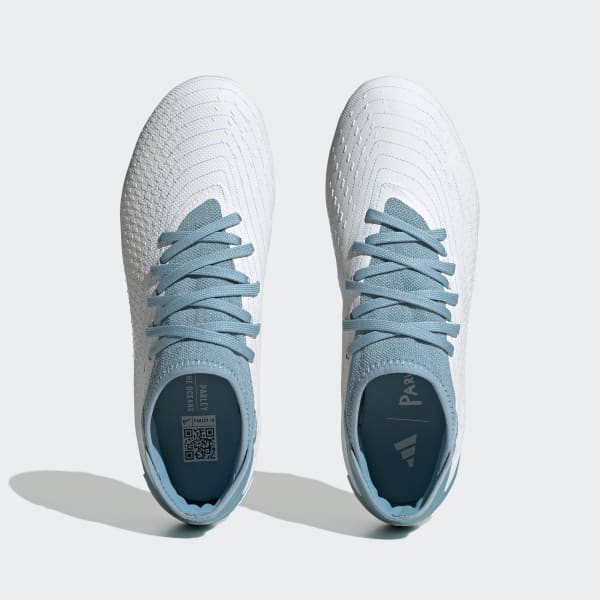 Cleats adidas | Soccer | Unisex White adidas Firm - Predator US Accuracy.3 Ground Soccer