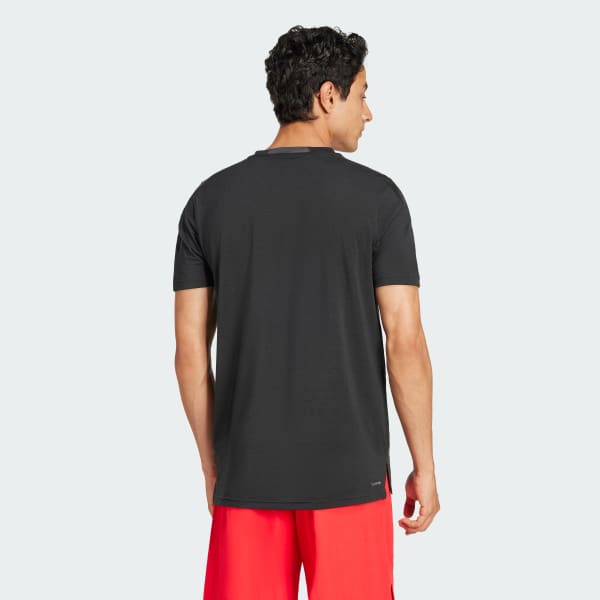 Black Designed 4 Training 3-Stripes Tee