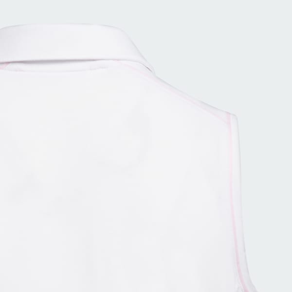 adidas Performance Sleeveless Polo Shirt Kids - White | Free