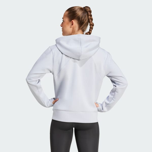 Gris Veste à capuche entièrement zippée Designed 4 Training