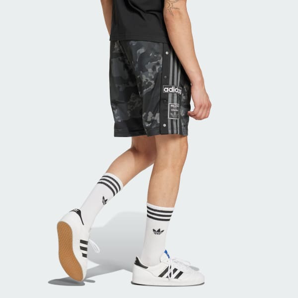 Schwarz Camo Shorts