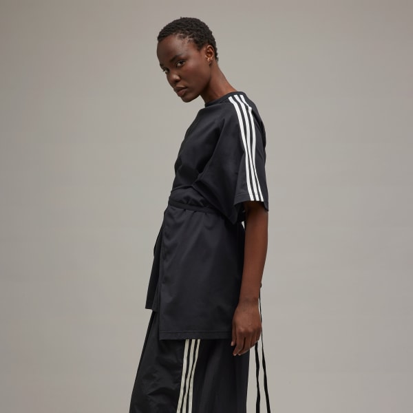 Black Y-3 세일 클로저 반팔 티