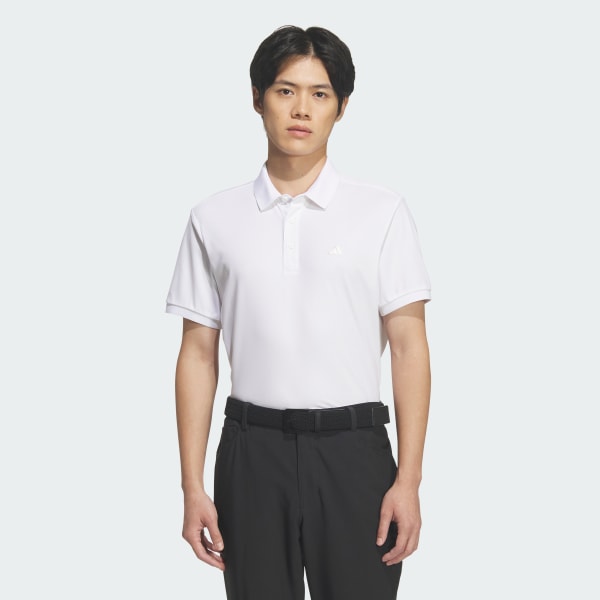 Beyaz YUMUŞAK PİKE KISA KOLLU POLO TİŞÖRT