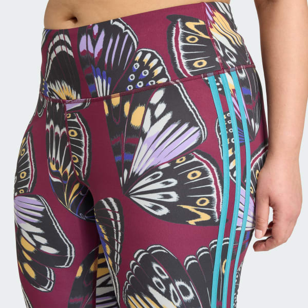 ★アディダス★ アディダス x FARM 7/8 レギンス(プラスサイズ) adidas x FARM 7/8 Leggings (Plus Size) - Blue | Free