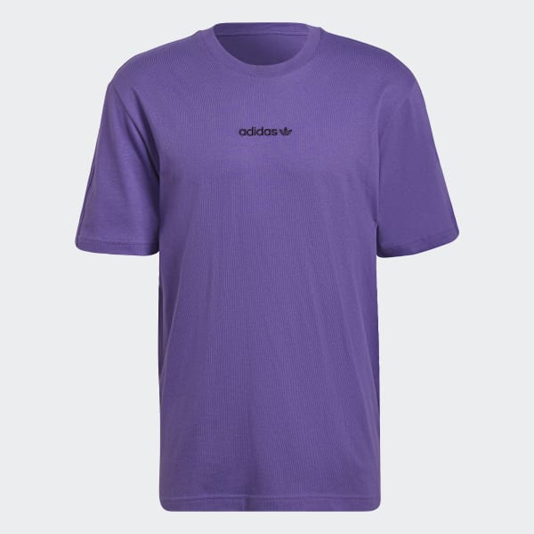 Purple 엣지 심 티셔츠 V9474
