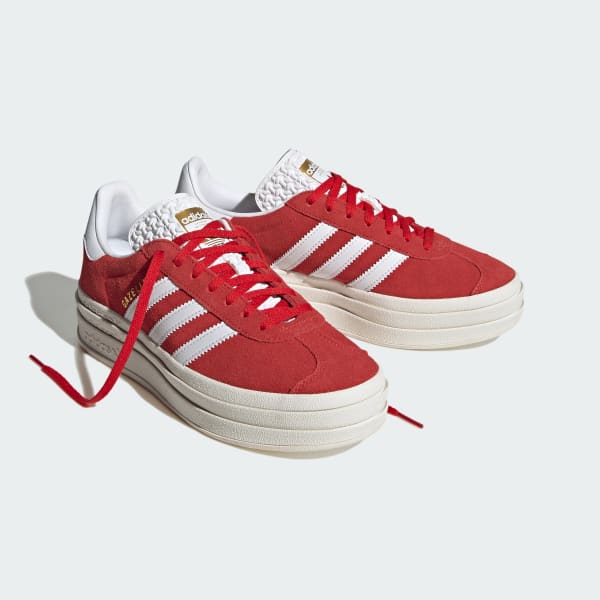 adidas red gazelle shoes