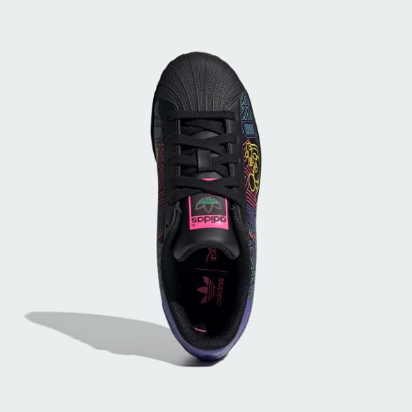 Black adidas Originals x Disney Mickey Superstar Shoes Kids