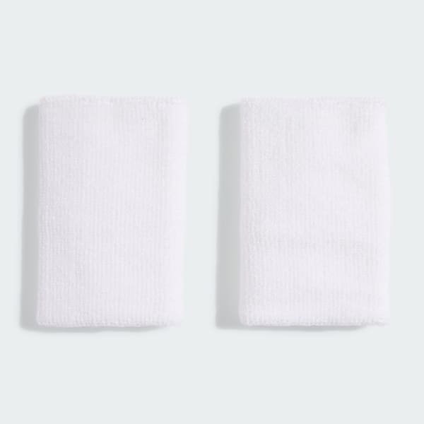 White Tennis adidas Originals Large Wristbands