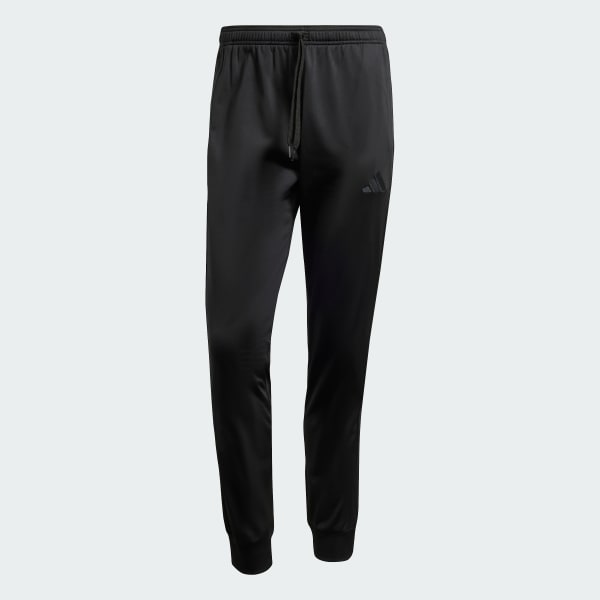 Black 3-Stripes Tricot Regular Tapered Track Pants