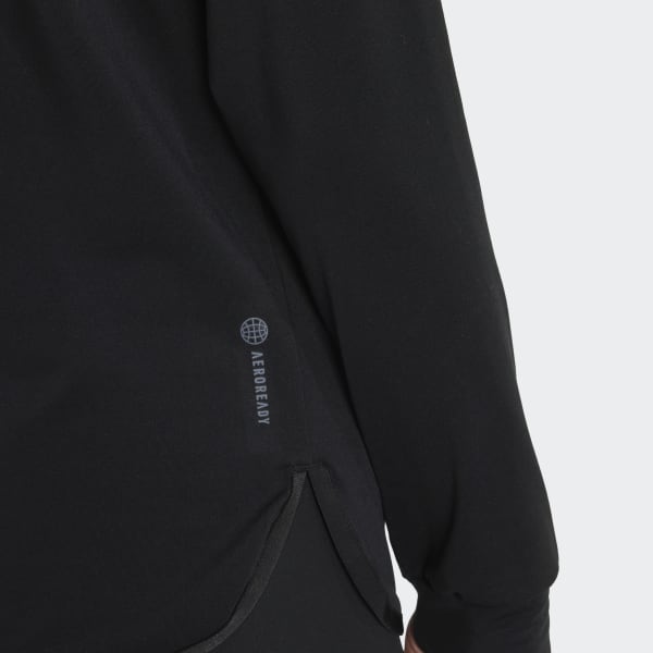 Zwart Techfit AEROREADY Warm Trainingsshirt SU176