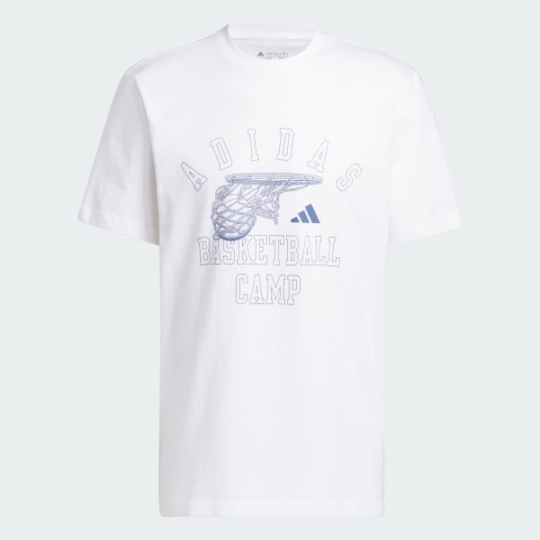 White Summer Camp ABC Tee