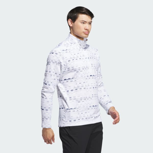 Blanco Sudadera Core Printed Quarter Zip