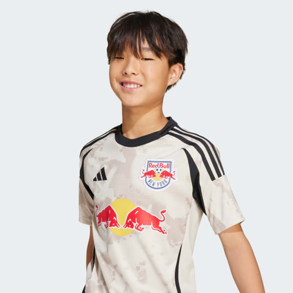 adidas New York Red Bulls 25/26 Away Jersey Kids - Beige | Free
