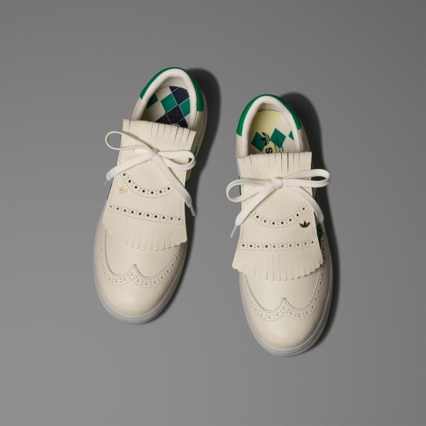 White Coursecup Spikeless Golf Shoes