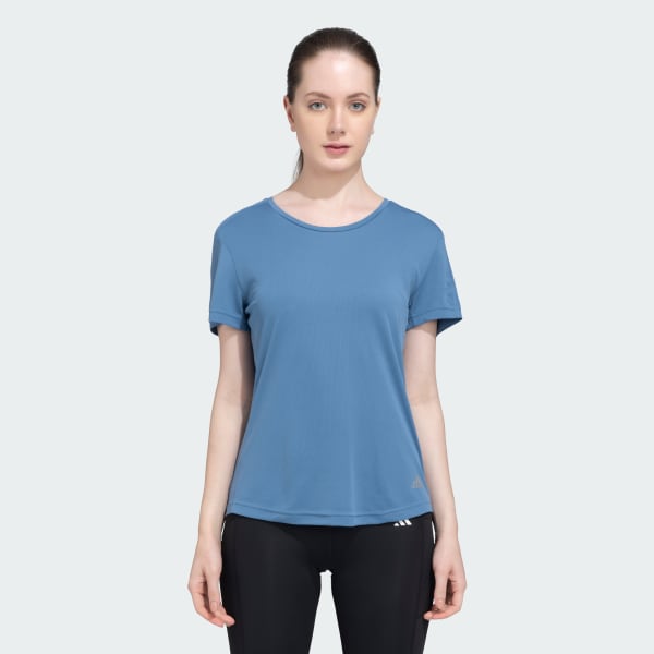 Blue RUN IT TEE