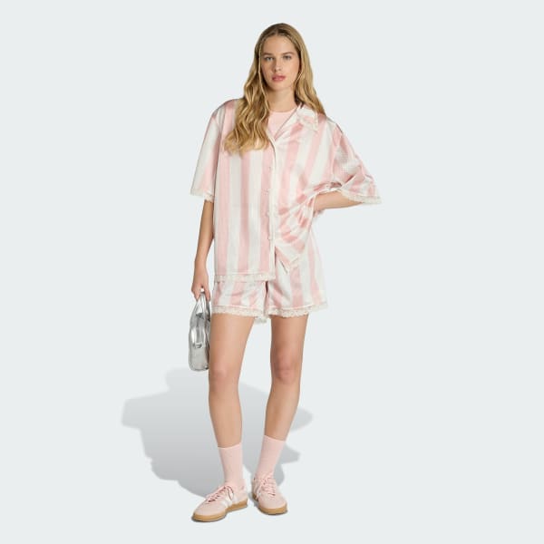 White LACE JACQUARD SHIRT