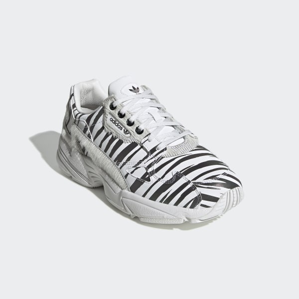 adidas falcon out loud crystal white