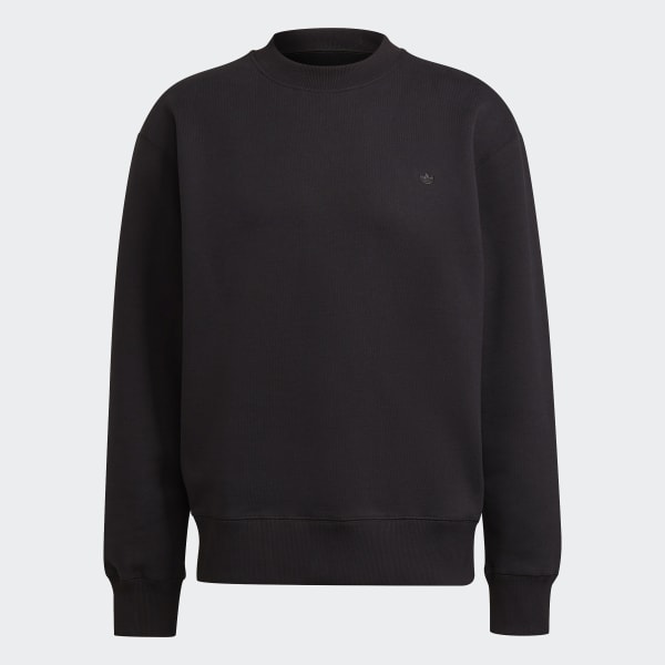 Nero Felpa adicolor Trefoil Crewneck IZP60