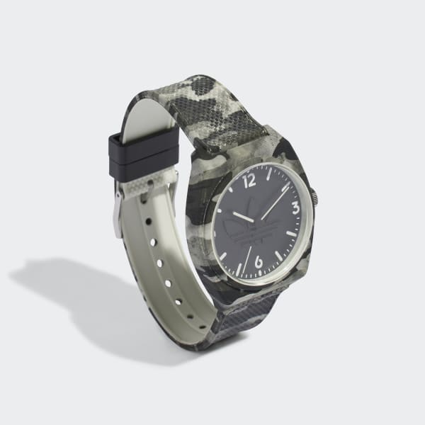 Wit Project Two Camo Horloge MIS01