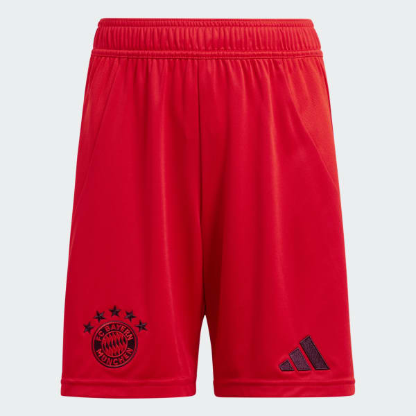 Red FC Bayern 24/25 Home Shorts Kids