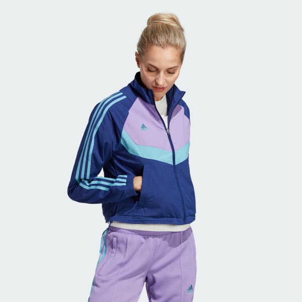 Chamarra adidas mujer hot sale azul