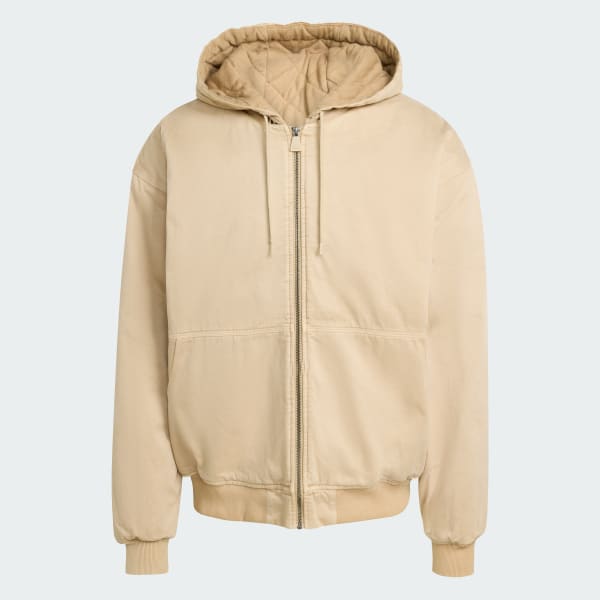 Beige 아디다스 이큅먼트 드릴 패디드 후디