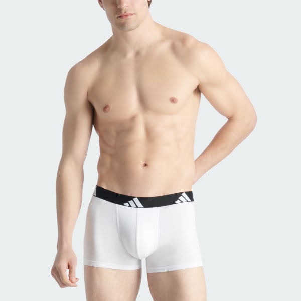 Bianco Boxer Active Flex Cotton (Confezione da 3)