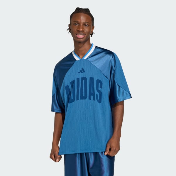 Blue STADIUM GRAPHIC MESH TEE