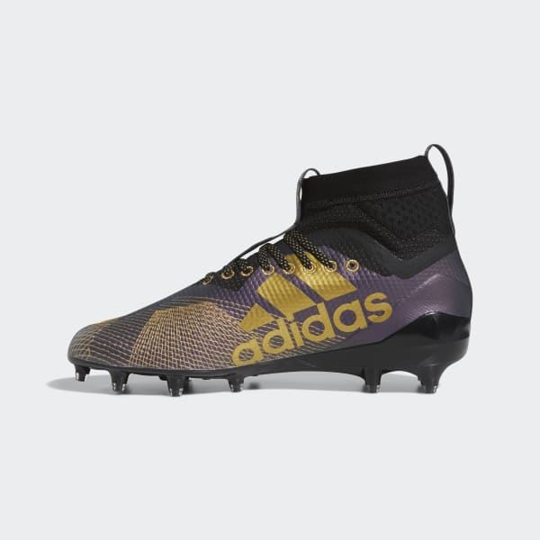 adidas gold and black cleats