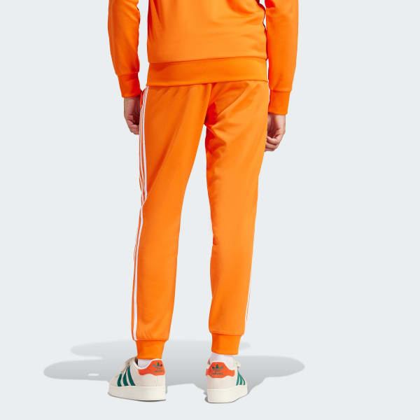 Adidas beckenbauer pants orange deals